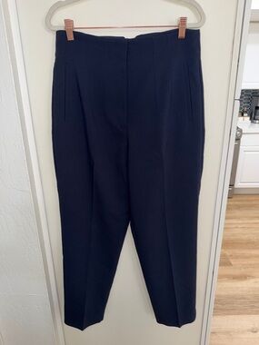 Zara Navy Tailored Trousers | L
